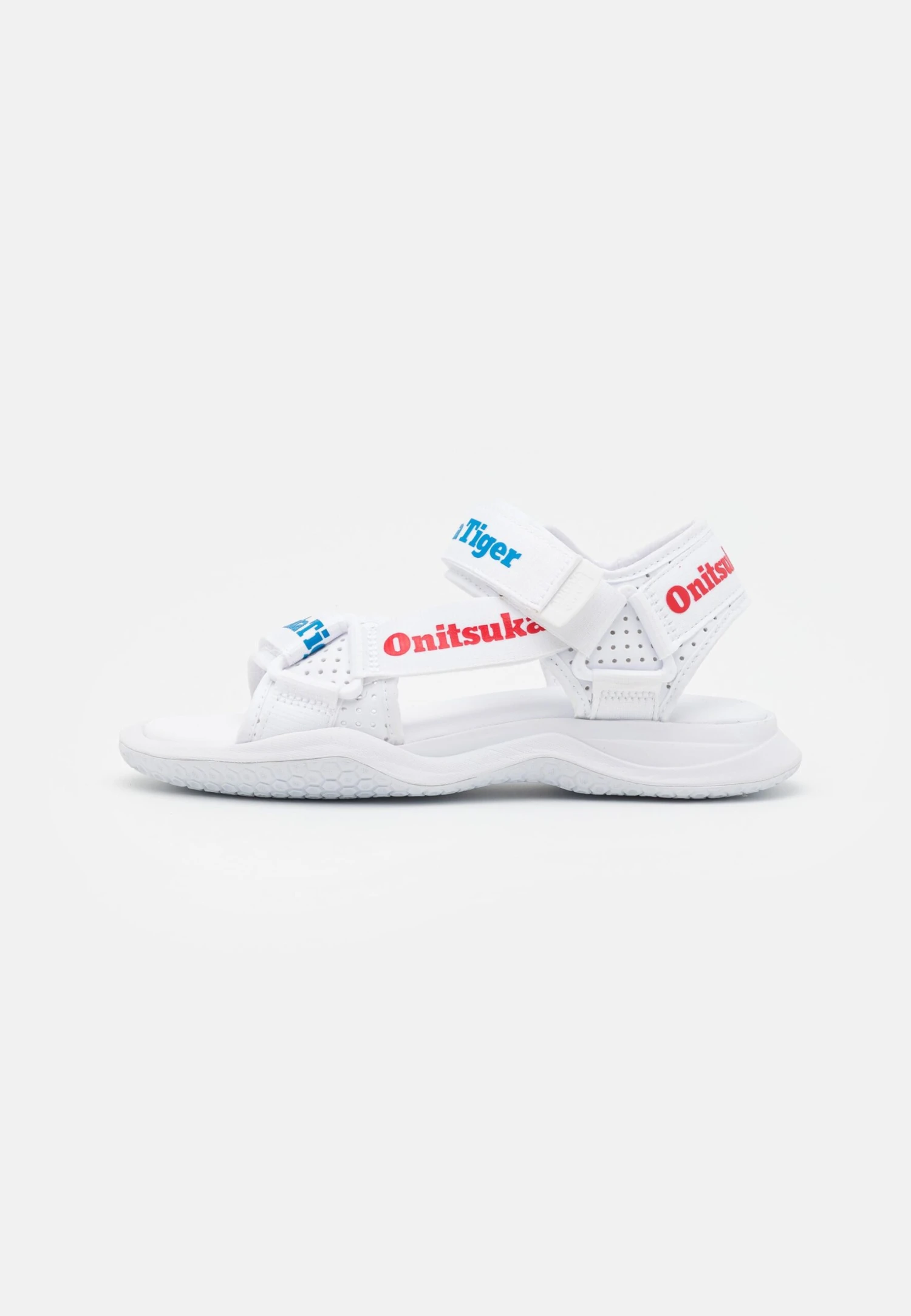Onitsuka Tiger Ohbori Strap - Sandalen - White/Classic Red 1 Onitsuka Tiger Ohbori Strap - Sandalen - White/Classic Red