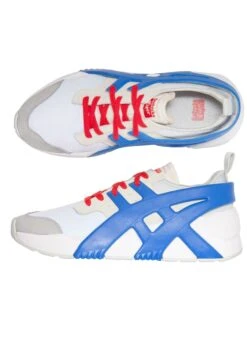 Onitsuka Tiger Big Logo Trainer - Sneakers Laag - White Tuna Blue -Onitsuka Tiger 46064bf606e747fc9a7fa4c94f33cafe