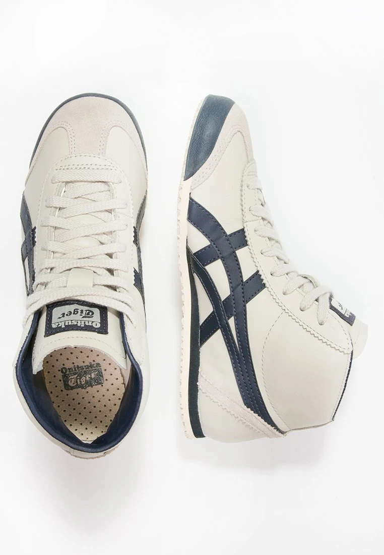 Onitsuka Tiger Mexico Mid Runner - Sneakers Hoog - Birch/Indian Ink 2 Onitsuka Tiger Mexico Mid Runner - Sneakers Hoog - Birch/Indian Ink - Afbeelding 2